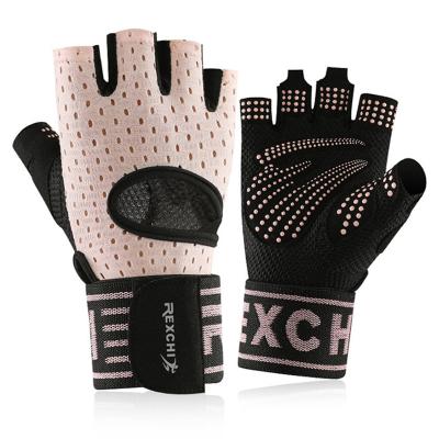 China Promotional Price China Lightweight Breathable Fitness Work Comfortable And Soft Racing Gloves With Wristband for sale