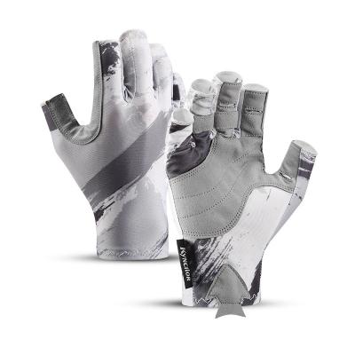 China Wholesale High Quality Non-slip Customization Work Hand Shape Professional Fishing Gloves For Men for sale