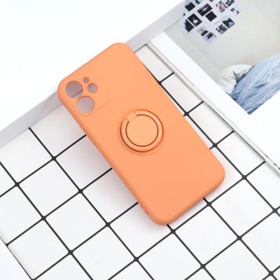 China Liquid Silicone Pillow Bracket Shockproof Integration Phone Case For iphone 12 11 mini 8 7 6 pro XS max for sale