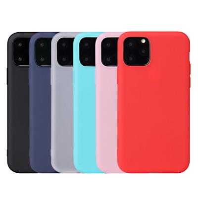 China Shockproof Comfortable Soft Touch Matte Phone Case For Anti-Fall Gel Phone Shell For IPHONE 13/12/11 pro plus max/XS/XR/X/8/7/6 for sale