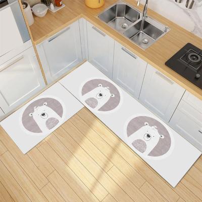 China Washable 140*200 Practical Eco-friendly Waterproof Dirt Resistant PVC Non-slip Mat for sale