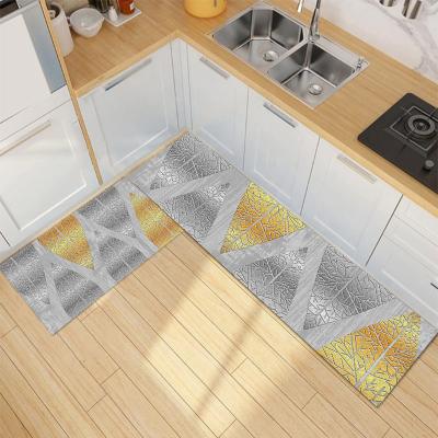 China New Arrival Eco-Friendly Washable PVC Anti Slip Waterproof Kitchen Floor Mats for sale