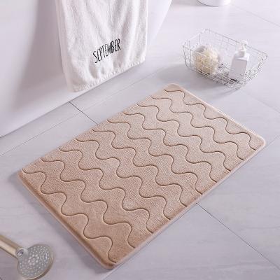 China New Arrival Multiple Styles Washable Non Slip Absorbent Shower Bathroom Covers Mat for sale