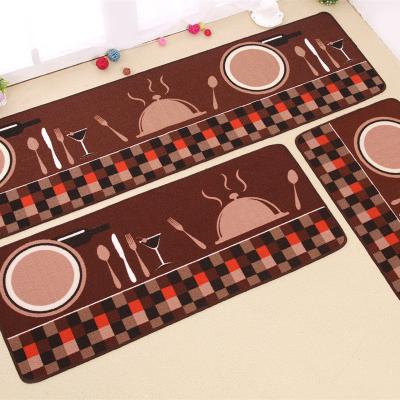 China New Designed Washable Soft Floor Mats Oil-proof Dirt-resistant Kitchen Pads for sale