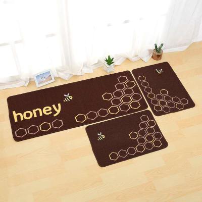 China 80*160cm Home Decorative Moroccan Lattice Kitchen Non Slip Soft Mat Washable for sale