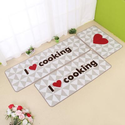 China Contemporary Luxury Design Indoor Washable Non Slip Floor Mat For Kitchen for sale