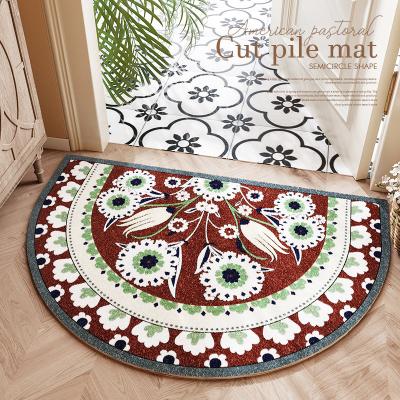 China New Product Bath Mat Abstract Design Comfortable Home Non-slip Door Mats Washable for sale