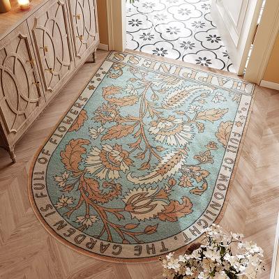 China Modern Home Decor Retro Morocco Quick Dry Soft Washable Printed Door Floor Cover for sale