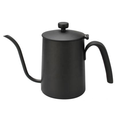 China Sustainable Drip Coffee Pot , Stainless Steel Pour Over Long Narrow Spout Gooseneck Kettle For Camping for sale