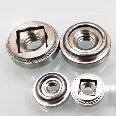 China Rust YH-024 Factory Wholesale High Quality Anti Metal Fasteners Round Carbon Steel Threaded Self-Hanging Galvanized Floating Nuts for sale