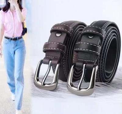 China Fashion.Casual women's jeans simple net Ins style wild net red the same Korean retro style thin decorative belt for sale