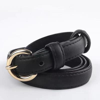 China Fashion.Casual Retro Women's Jeans Ins Wind Simple Wild Slim Waist Thin Waist Decorative Belt for sale