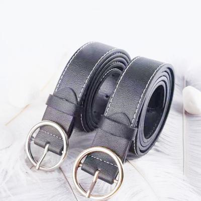 China Korean Fashion.Casual simple and supple ladies with jeans small size CI wind Hong Kong soft leather version chic cool belt for sale