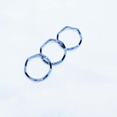 China Brand new environmental friendly small fresh flexible design personality fashionable titanium steel ring for sale