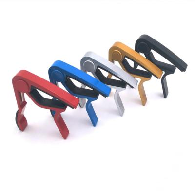 China Factory Direct Sale Metal Guitar Accessories Acoustic Guitar Fashionable Colorful Capo for sale