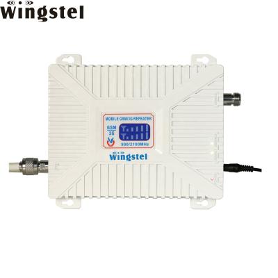 China GSM 3G Signal Repeater Mobile Phone Signal Booster Dual Band 900mhz 2100mhz 235*177*20mm for sale