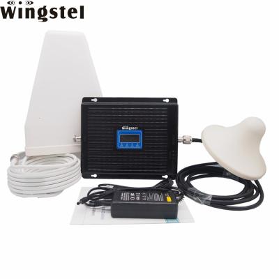 China Quad bnad 900/1800/2100/2600mhz IC wireless gps amplifier4g mobile repeater signal booster 258 x 196 x 20 mm for sale