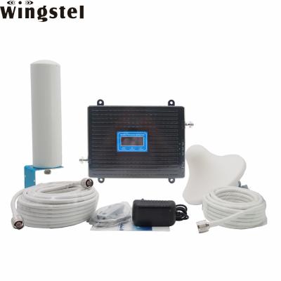 China 900/2100/2600MHz Class D Audio Amplifier Long Range Mobile Signal Booster Repeater Outdoor Router 230*180*22mm for sale