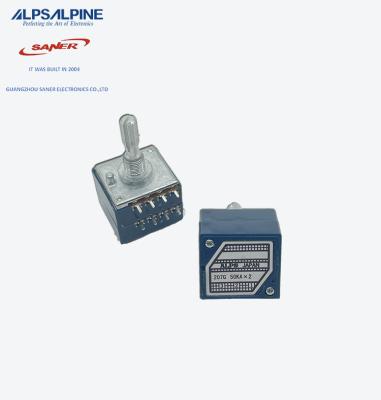 China RK27 Series 27mm Height RK27112A00CD 50K Metal Shaft Wirewound Type ALPS Made In Japan Rotary Potentiometer Fader for sale