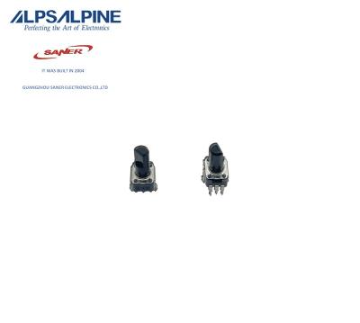 China ALPS 9mm Height Insulated Shaft Snap-in Type RK09K1130AAU Rotary Potentiometers Rotary Potentiometers for sale