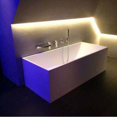 China New Design Modern Rectangular Hotel Hand Made Bathtub BS-8617 for sale