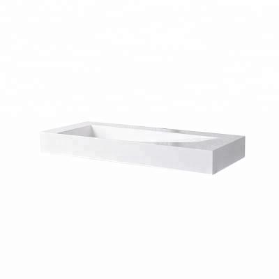 China Sustainable Shampoo Basin , New Style Beautiful Wall-hung Basin Sink BS-8401 for sale