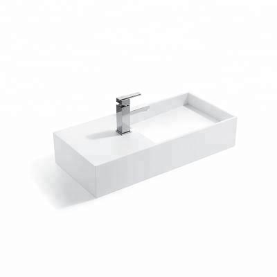 China Sustainable New Design Bathroom Vanity Sink , Wash Basin Sink BS-8410 for sale