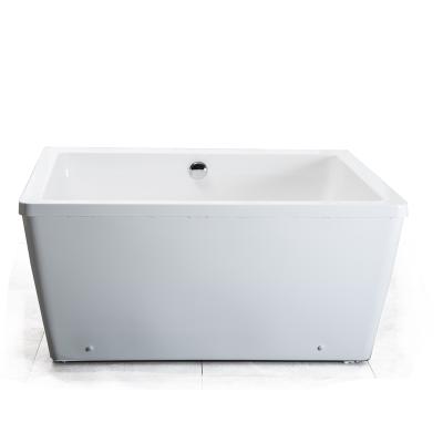 China BS-6516 Modern Family Useful Floor Standing Small Square Bathroom Sizes Acrylic Bathtub for sale