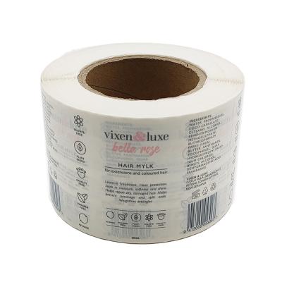 China Hot Selling High Quality Waterproof Do Not Tear Waterproof Shampoo Labels Printing for sale