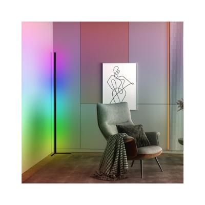 China High Quality TOLEZ RGB Rhythm/App/Voice/Controller Led Decor Position Night Light Colorful Sunset Projection Floor Lamp for sale