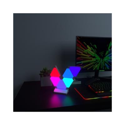 China Modern Small Triangle Light Diy Smart Triangle Light APP Controllable TOLEZ Factory Direct Selling Living Room Game Lights for sale