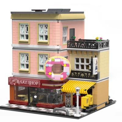 China Building Toy New Arrival RECOMMEND 10180 ABC Bakery Model Toys Educational Building Blocks Toys Gift For Girls for sale