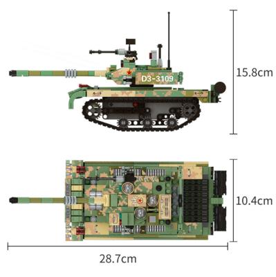 China Construction Toy New Arrival Forange FC9004 RC and APP technologic tank DIY building blocks compatible with all major brand for legoing technic for sale