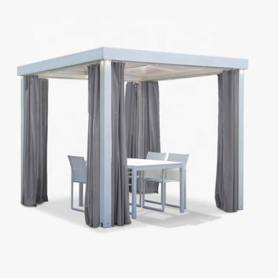 China Weather Resistant Easy Assemble Outdoor Aluminum Garden Gazebo All Weather Resisted for sale