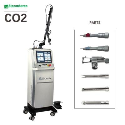 China Pigment Removal RF Air Cooling 2022 Fractional CO2 Laser For Scar Acne Burned Vaginal Bleaching Skin Resurfacing Machine for sale