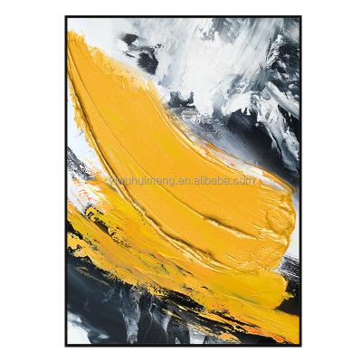 China Hot Sale Frameless Handmade Abstract Acrylic Knife Texture Canvas Wall Decor Textured Painting Painted Abstract Art for sale