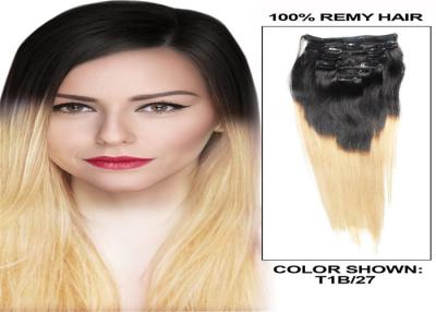 China A cabeça completa brandamente lisa coloriu extensões do cabelo humano Weave reto do cabelo de um Remy de 12 - 30 polegadas à venda