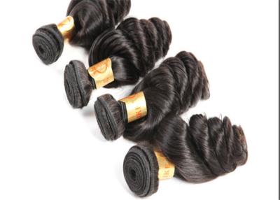 China New Style Full Cuticle Loose Wave Hair  Extensions #1B Remy Human Hair Weave for sale