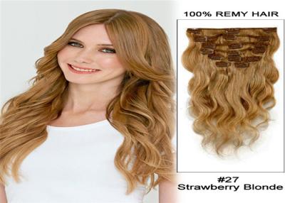 China Brazilian 100% Real Human Hair 27# Color Double Weft 12