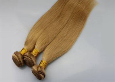 China Double Drawn Remy Human Hair Extensions Straight Style 27 Color No Tangle No Shedding for sale