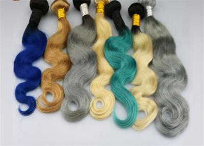 China 1b / 613 Ombre Color Remy Human Hair Extensions Body Wave Free Sample for sale