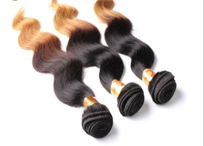 China Body Wave Two tone color hair extensions , Brazilian Grade 7A Virgin Hair for sale