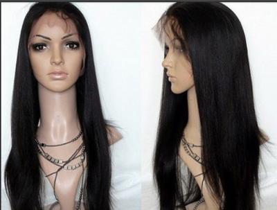 China Natural Black Lace Front Human Hair Wigs Shedding Free Queenlike Hair for sale