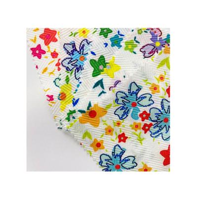 China Organic 100% Polyester Custom Fabric Printing For Dressing Clothing Material for sale