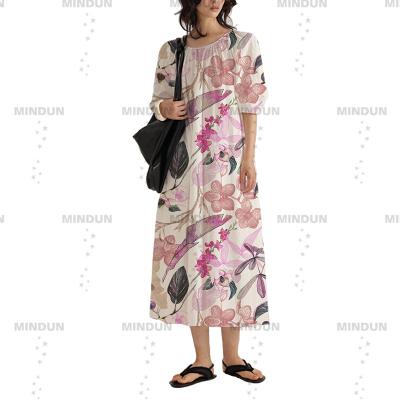 China Anti-Static New Arrival 100% Spun Rayon Prints Floral Dyed Printed 58