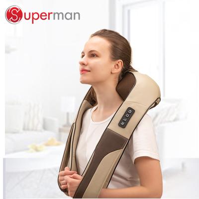 China Full Body Body Use Electric Neck and Shoulder Shiatsu Deep Kneading Tapping Massager with Heating for Muscle Pain Relief Relaxation for sale