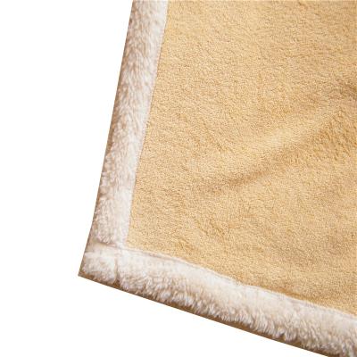 China Anti-bacteria luxury shu blanket velveteen and composite coral fleece blanket for sale