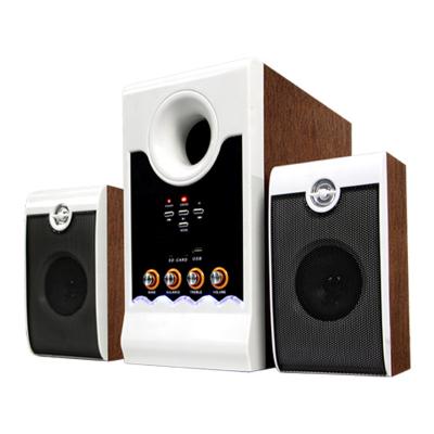 China Mini System High Quality 2.1ch Multimedia Speakers Home Theater Speaker BT USB SD FM MX-203 Home Audio Speaker For TV PC for sale