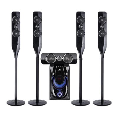 China Mini System 5.1 Home Theater Speaker Home Theater Bass Speaker Subwoofer Wooden Box Super Wireless BT Tower Speaker for sale