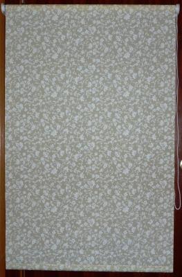 China Polyester printing fabric roller blinds for windows with aluminum toprail & pvc bottomraL for sale